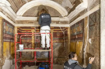 Una excavación en Pompeya reveló