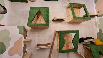 El espacio diseñado para el