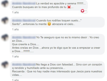 Místico: posteo en Facebook de