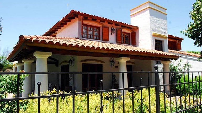 La casa donde ocurrió el asesinato
