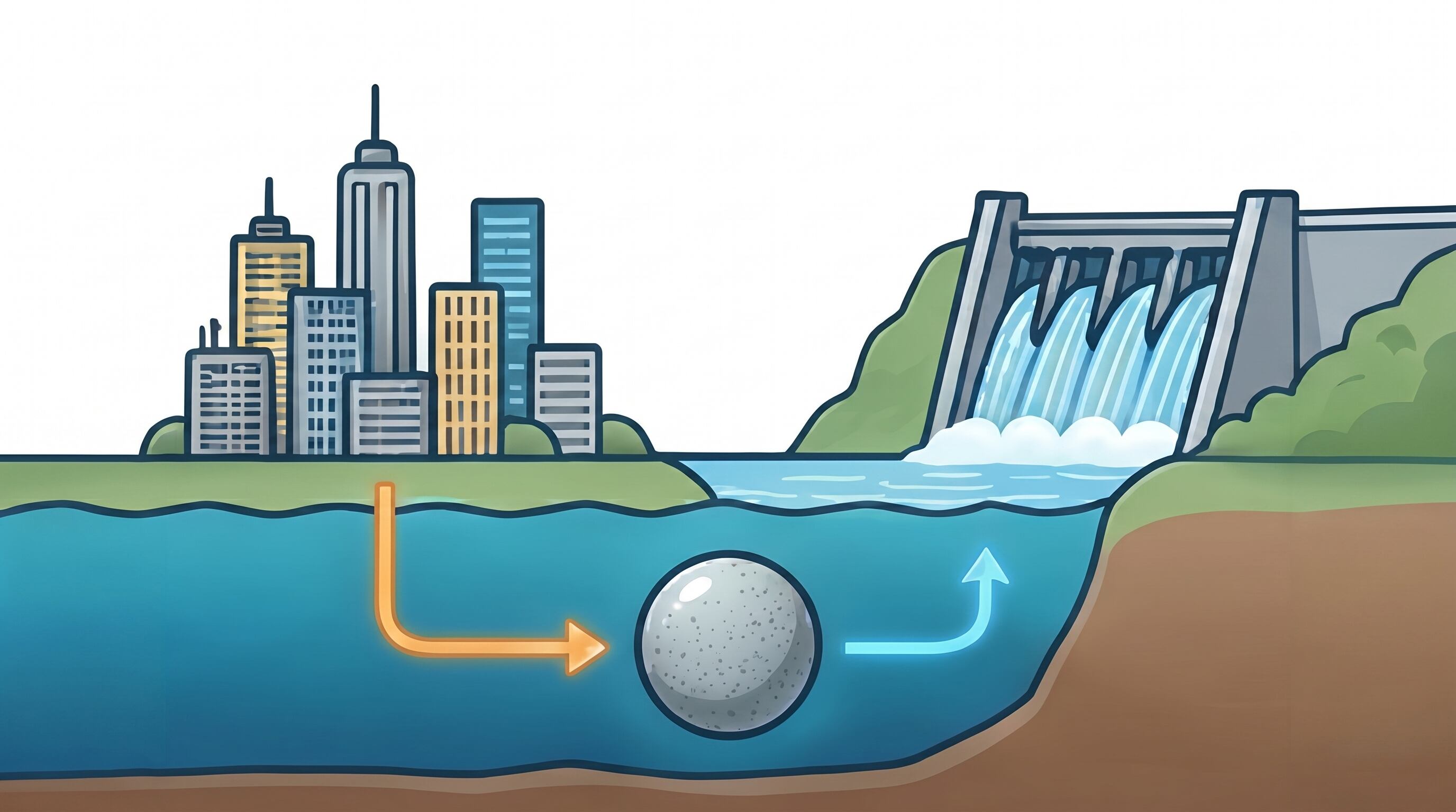 StEnSea destaca por su potencial para crearse en cualquier lecho marino cercano a zonas urbanas, reduciendo el impacto territorial y apoyando la estabilidad de las redes eléctricas (Imagen Ilustrativa Infobae)