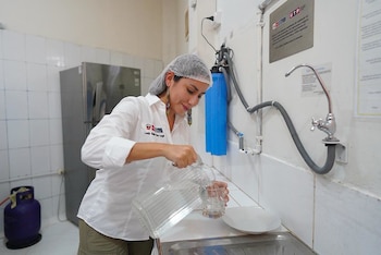 La ministra supervisó espacios acondicionados