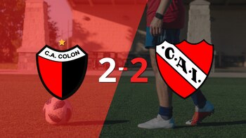 Colón e Independiente igualaron por
