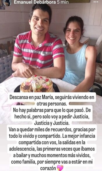 La despedida de la familia