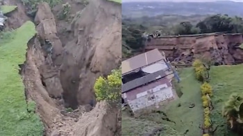 Video | Deslizamiento destruyó cuatro viviendas en Moniquirá, Boyacá, y dejó a varias familias sin hogar tras una madrugada de emergencia