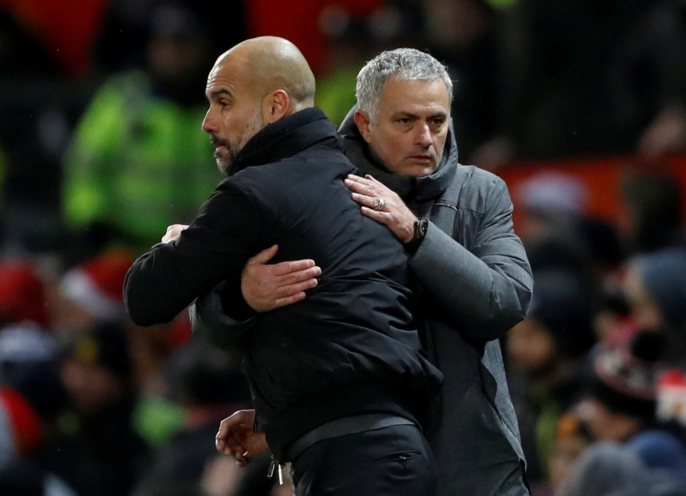 Pep Guardiola y José Mourinho protagonizaron una de las grandes rivalidades en la historia del fútbol (Reuters/Carl Recine)