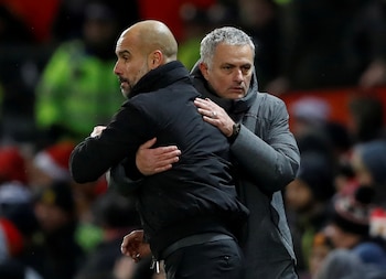 Pep Guardiola y José Mourinho