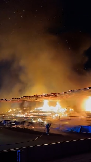 FC Haka sufrió el incendio