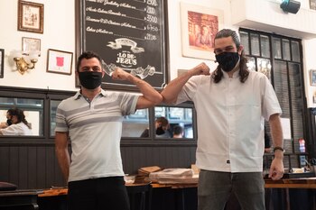 Juan Pablo Caorsi y Agustín