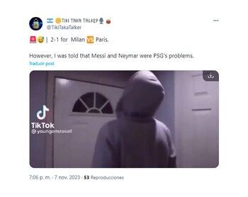 "Sin embargo, me dijeron que