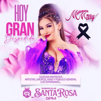 'Muñequita Milly' será velada en Ate.