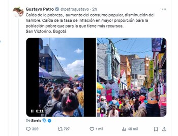 El presidente Gustavo Petro celebró