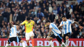 Argentina vs. Colombia: estos fueron