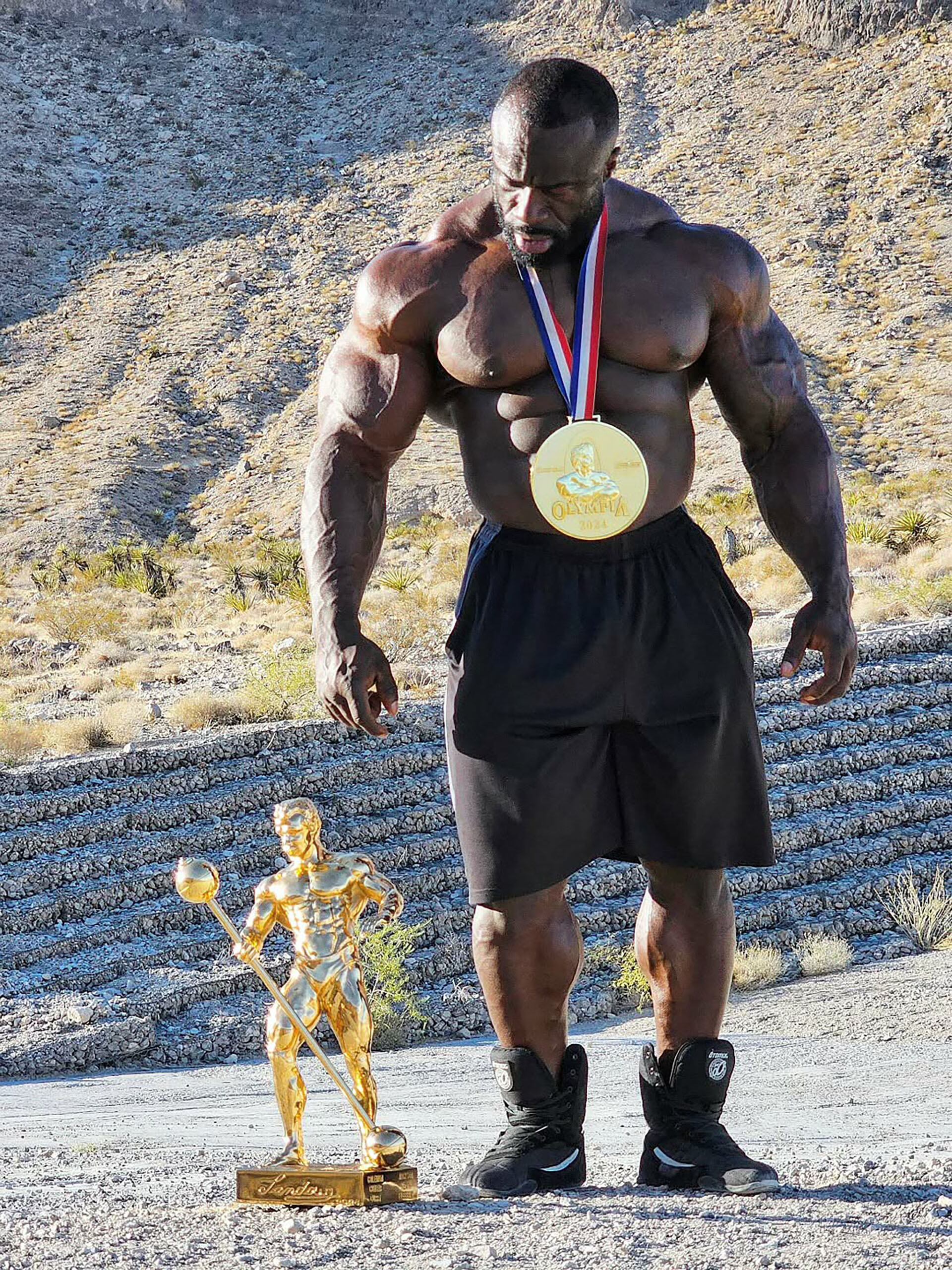 Dauda es el último campeón del Mr Olympia (@samson__dauda)