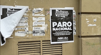 Paro universitario, sede Puán