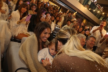 Pampita desmintió rumores sobre evitar