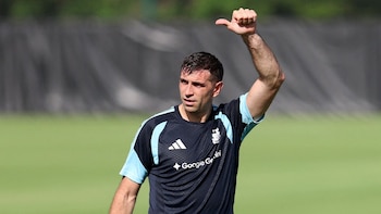 El contundente mensaje de Dibu Martínez en la práctica a cuatro días del debut de la selección argentina en el Mundial