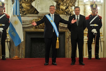 Alberto Fernández y Felipe Solá