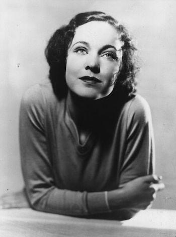 La actriz irlandesa, Maureen O'Sullivan.