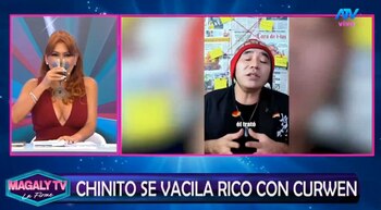 Magaly enfrenta a Curwen y desmiente investigación en su contra: “Acá yo salgo al frente y digo la verdad”. Captura: Magaly TV La Firme.
