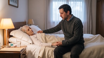 Su esposa vivió 10 meses después del diagnóstico y todo fue una pesadilla (imagen ilustrativa Infobae)