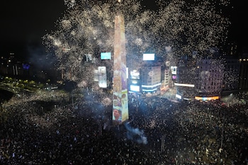 Final Copa Mundial de la FIFA 2026 – Argentina Vs España - obelisco