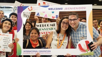 Muchos Testigos locales fueron al