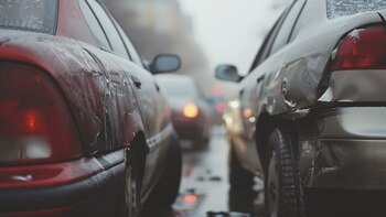 Dejó su camioneta mal estacionada,