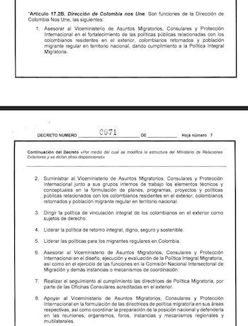 El nuevo viceministerio centraliza la