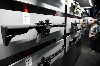 Un rifle Saint Victor AR-15 (REUTERS/Shannon Stapleton)