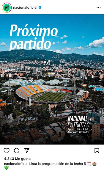 El cuadro paisa se medirá