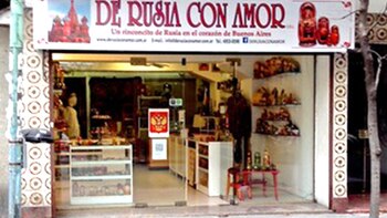 Frente del negocio "De Rusia