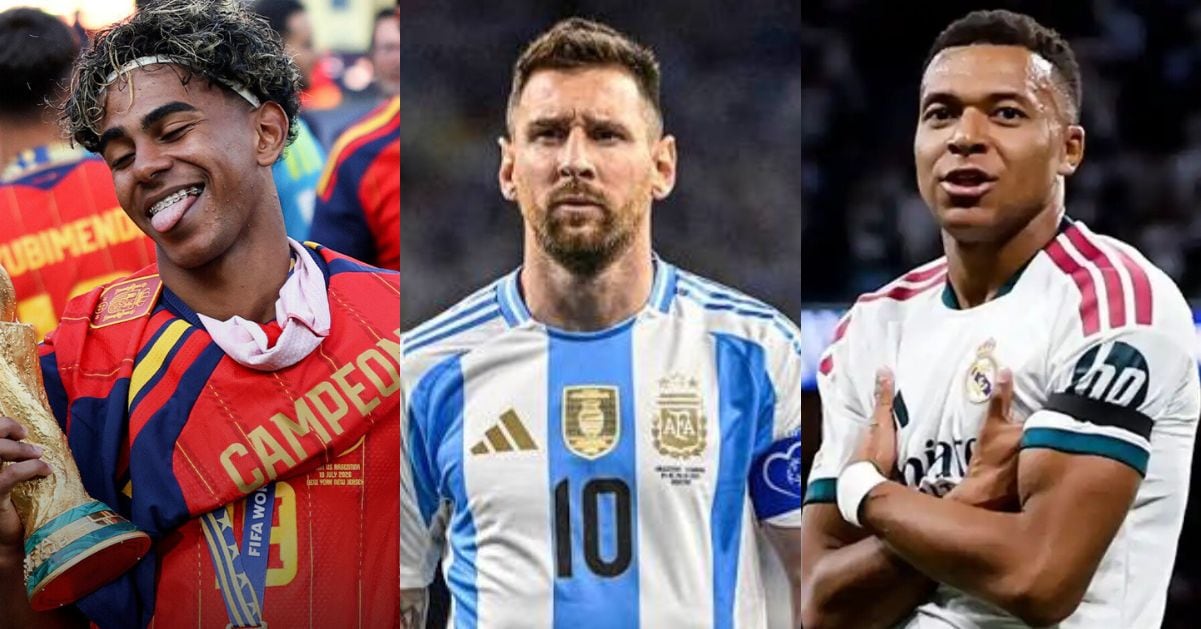 Lamine Yamal, Lionel Messi y Kylian Mbappé son los principales nominados al Balón de Oro 2026.