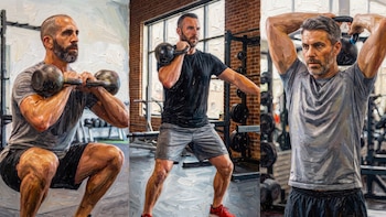 8 entrenamientos con pesas rusas para fortalecer los principales grupos musculares y elevar el rendimiento físico