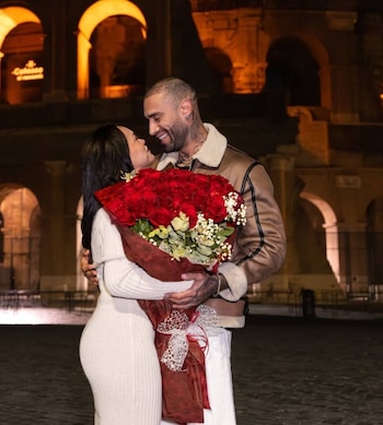 La romántica escena frente al