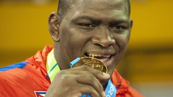 El cubano Mijaín López espera