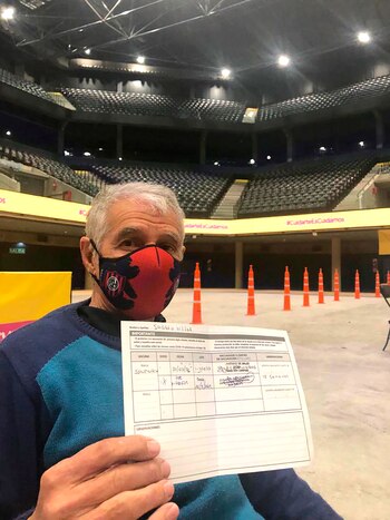 Villar eligió vacunarse contra el