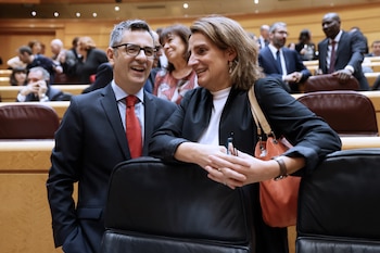 Félix Bolaños y Teresa Ribera,