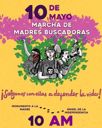 La movilización en la Ciudad de México iniciará a las 10 horas en el Monumento a la Madre. (Crédito: redes sociales)