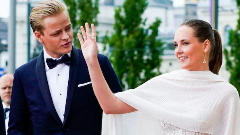 Marius Borg y su hermana, la princesa heredera Ingrid de Noruega (Imagen de archivo)