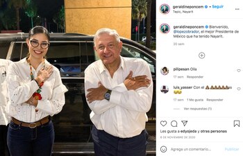 La joven legisladora es una ferviente admiradora del presidente López Obrador (Foto: captura de pantalla / Instagram@geraldineponcem)