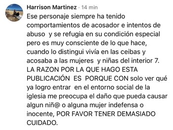 Varios usuarios pidieron tener cuidado con el sujeto - crédito suministrado a Infobae Colombia