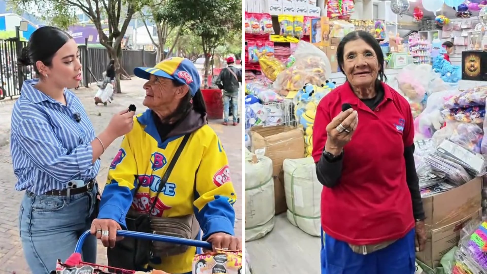 La oferta económica planteada inicialmente a la vendedora fue de $100.000 por colaborar con la grabación enterneció las redes sociales - crédito @districomer.cb/TikTok