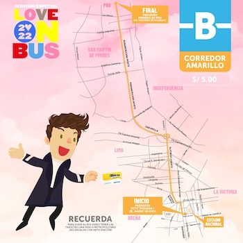 Ruta del Corredor Amarillo