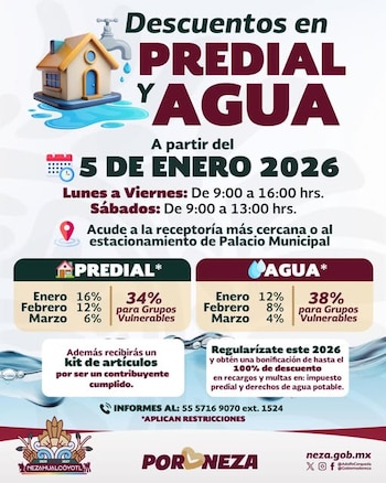 Nezahualcóyotl otorgará distintos beneficios escalonados