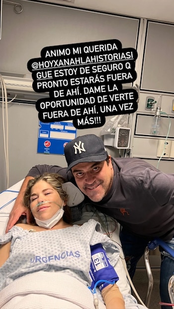 Burro Van Rankin ayudó a animar a su cuñada cuando fue hospitalizada en 2023 (redes sociales)