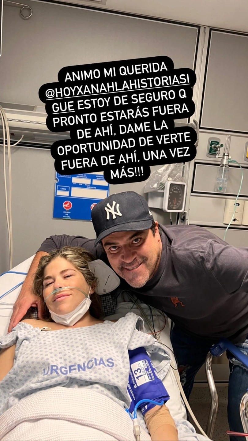 Burro Van Rankin ayudó a animar a su cuñada cuando fue hospitalizada en 2023 (redes sociales)