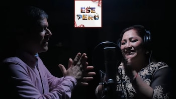 Coco Llaque y Sonia Valderrama