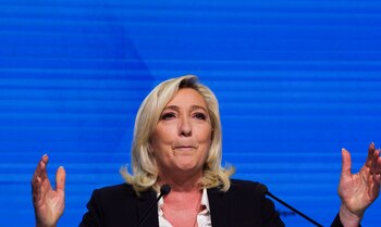 Marine Le Pen, leader of