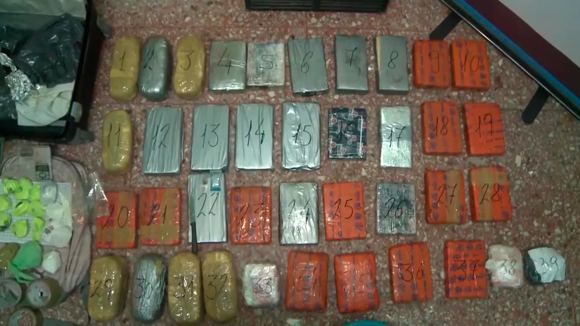 2017: droga incautada a la banda de Aquino Vázquez